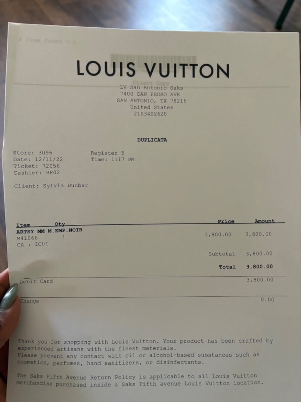 Authentic Artsy Louis Vuitton bag with $75 LV GIFT CARD - Picture 8 of 16